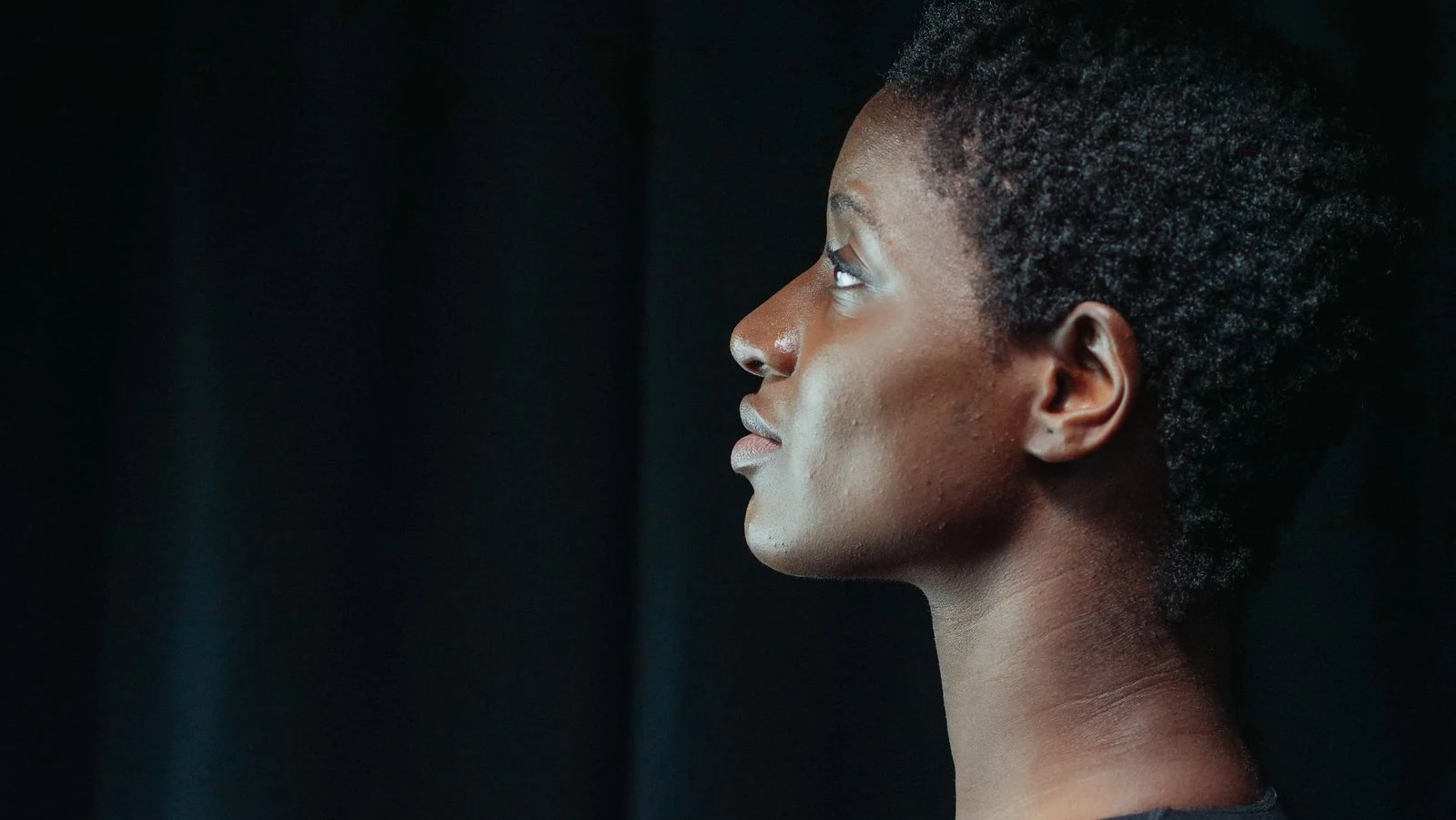 The original side-profile portrait used for the Vidu Q4 test