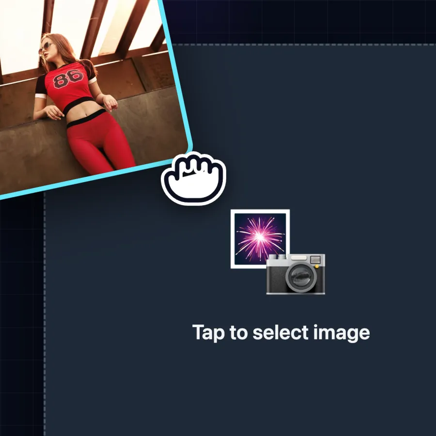 Image upload controls in Photo to Video